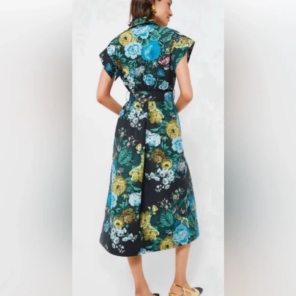 Tuckernuck Black Floral Maxi Dress - Picture 1 of 6